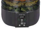 Сушилка для овощей и фруктов Marta MT-FD1886A черный жемчуг