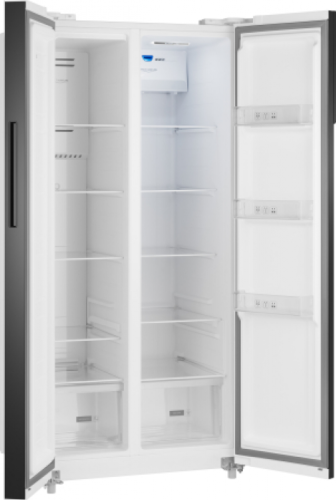 Холодильник Weissgauff WSBS 500 White Rock Glass