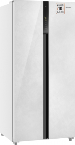 Холодильник Weissgauff WSBS 500 White Rock Glass