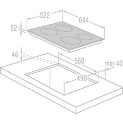 Индукционная варочная панель Gorenje + GIS 64 XC