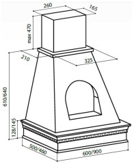 Кухонная вытяжка Lex Ancona 900 WHITE
