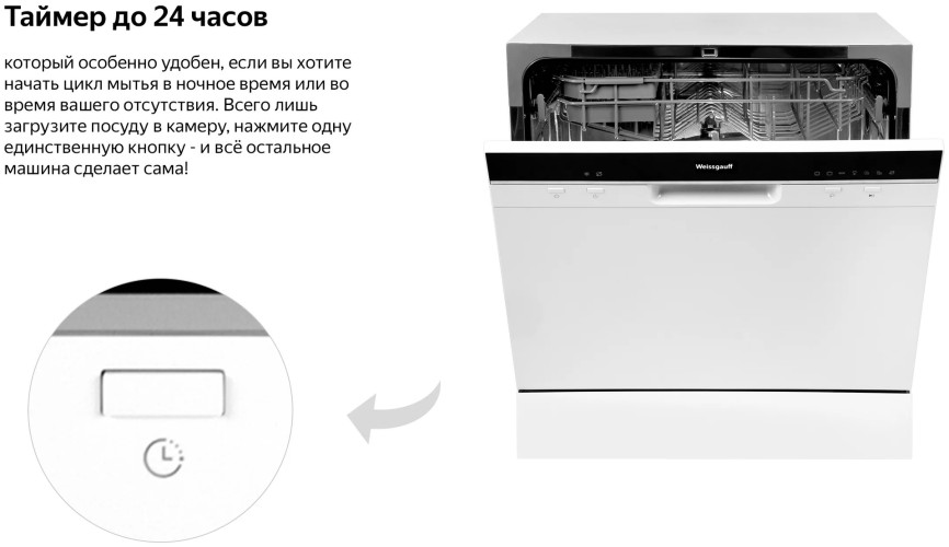 Посудомоечная машина Weissgauff TDW 4006 D