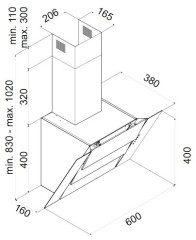 Кухонная вытяжка Konigin Avanti 60