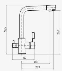 Смеситель для кухни Fashun A4352-21
