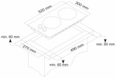 Газовая варочная панель MONSHER MKFG 30625I01