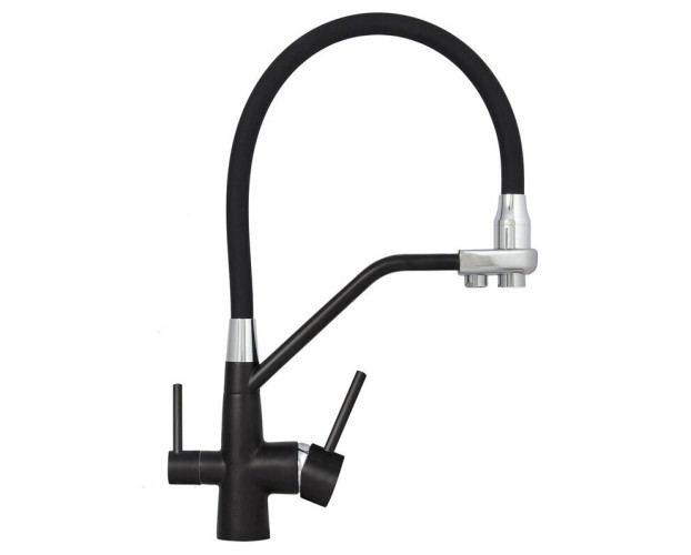 Смеситель для кухни Zigmund & Shtain ZS 2200 черный базальт