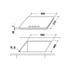 Газовая варочная панель Whirlpool GOS 6413 WH