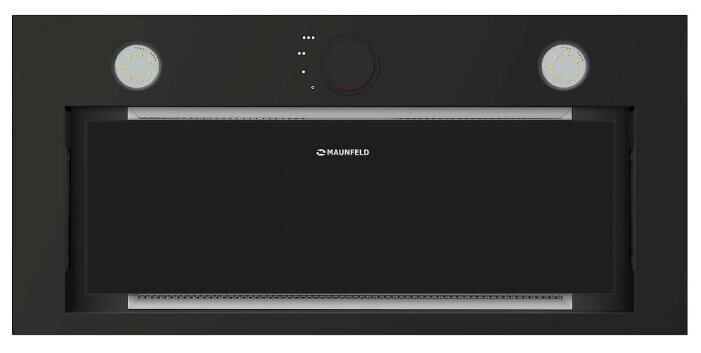 Встраиваемая вытяжка Maunfeld Crosby Rocky 55 черное стекло