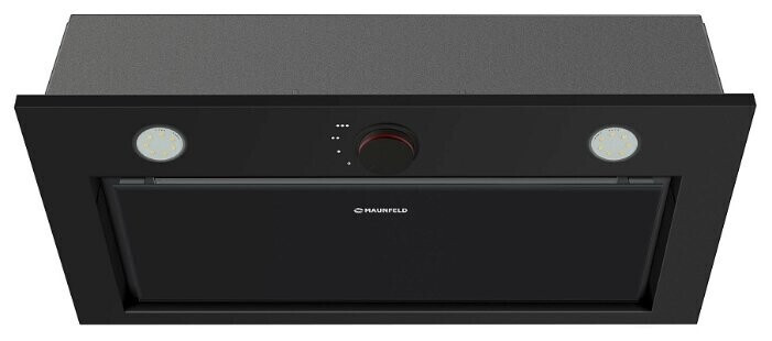 Встраиваемая вытяжка Maunfeld Crosby Rocky 55 черное стекло