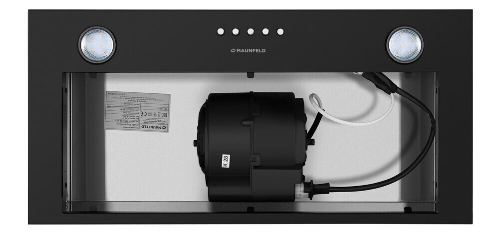 Встраиваемая вытяжка Maunfeld Crosby Singl 50 черный