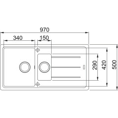 Кухонная мойка Franke BFG 651 114.0313.262