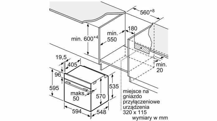 Электрический духовой шкаф Bosch HBA3540B0