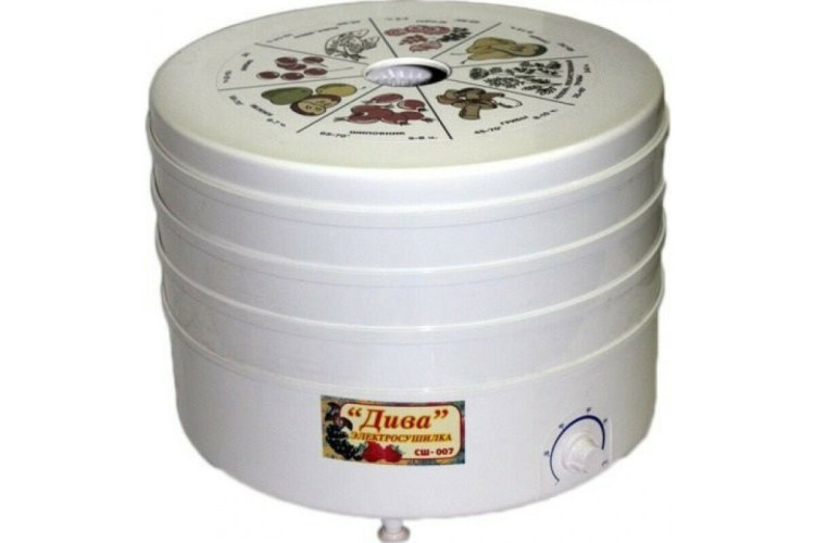 Сушилка для овощей Ротор Дива СШ-007-06 3под. белый