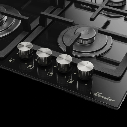 Газовая варочная панель Monsher MGG 61 Noir