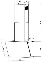 Кухонная вытяжка HEBERMANN HBKH 45 5 B