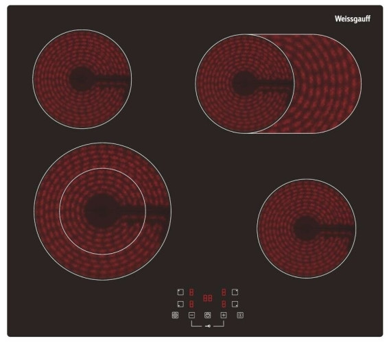 Электрическая варочная панель Weissgauff HVF 642 B