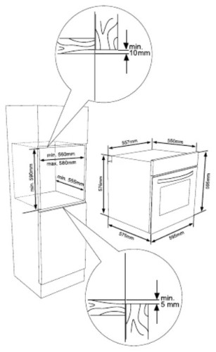 Электрический духовой шкаф Jacky's JO EW75410