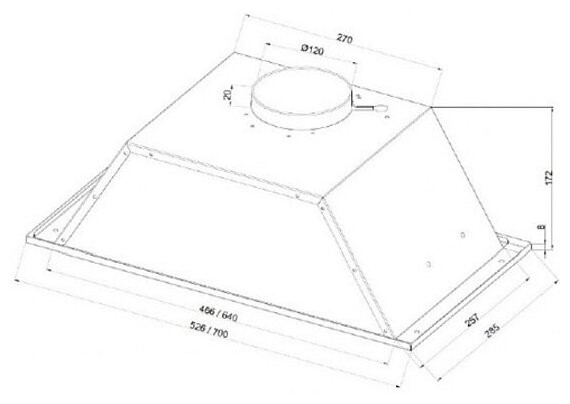 Встраиваемая вытяжка Schaub Lorenz SLD EE8020
