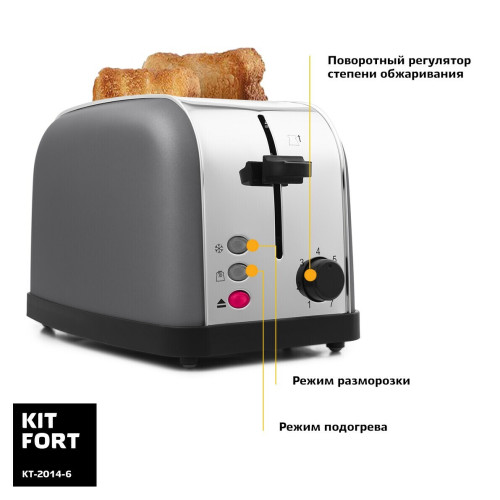 Тостер Kitfort КТ-2014-6