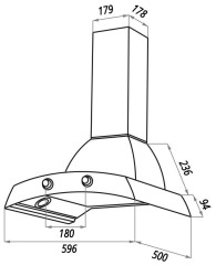 Кухонная вытяжка MAUNFELD RETRO QUEEN 60