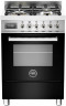 Комбинированная плита Bertazzoni PRO24 4 MFE S NET