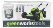 Газонокосилка электрическая greenworks 2502907 60V 46cm GD60LM46SP