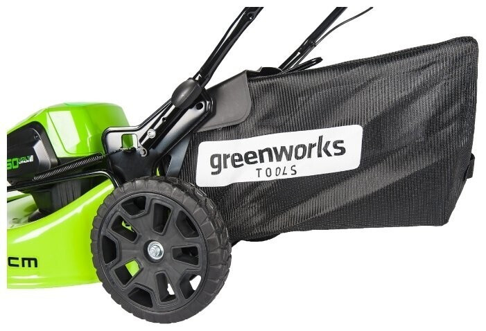 Газонокосилка электрическая greenworks 2502907 60V 46cm GD60LM46SP