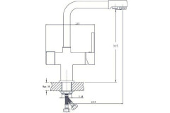 Смеситель для кухни Rush MS9035-33