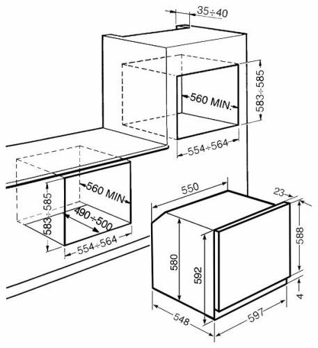 Электрический духовой шкаф Smeg SFP121SE