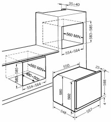 Электрический духовой шкаф Smeg SFP121SE