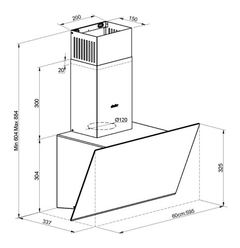 Кухонная вытяжка Simfer 8655 SM