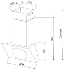 Кухонная вытяжка Exiteq Vifania 60