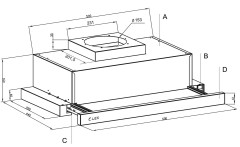 Встраиваемая вытяжка Lex Hermes G 600 Black