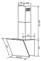 Кухонная вытяжка DACH TIFANI 50