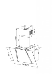 Кухонная вытяжка Lex Ori 600 black