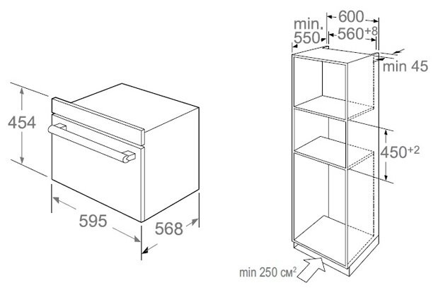 Электрический духовой шкаф Midea TF 944 EG9 WH