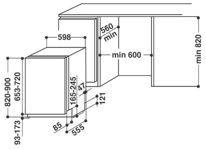 Посудомоечная машина Whirlpool WIC 3B 26