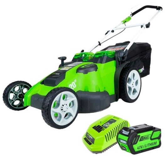 Газонокосилка электрическая greenworks 2500207vb G40LM49DBK4