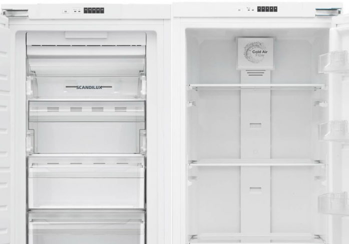 Встраиваемый холодильник Scandilux SBSBI303EZ RBI303EZ+FNBI303E
