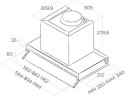Встраиваемая вытяжка Elica BOXIN LX BL MAT A 90