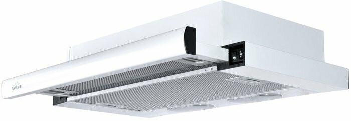 Встраиваемая вытяжка Elikor Slide Glass 50П 1000 белый белый