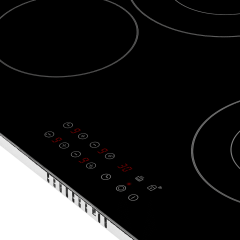 Электрическая варочная панель Maunfeld CVCE594DBK LUX