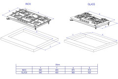Газовая варочная панель Kanzler KG 509 S