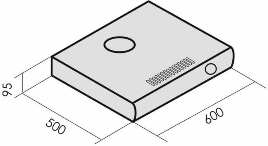 Подвесная вытяжка MBS Vallota 160 Black