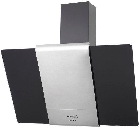 Кухонная вытяжка KRONA TALLI 900 inox black glass 3P