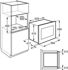 Встраиваемая микроволновая печь Electrolux EMS 26004 OW