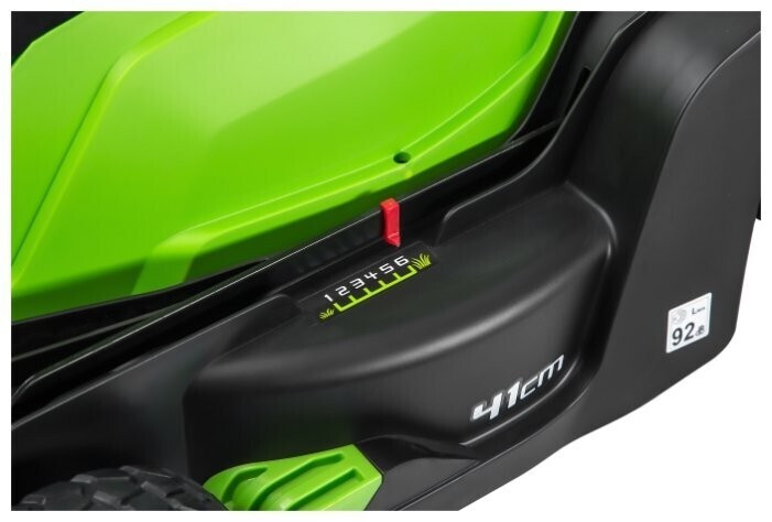Газонокосилка электрическая greenworks 2504707 G40LM40