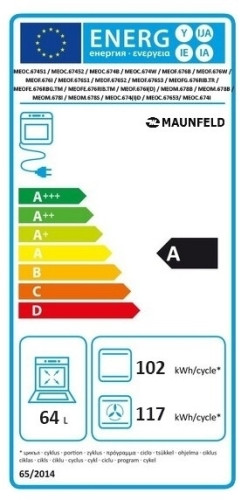 Электрический духовой шкаф MAUNFELD MEOFE 676 RILB TMS