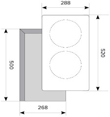 Электрическая варочная панель Lex EVH 321 BL