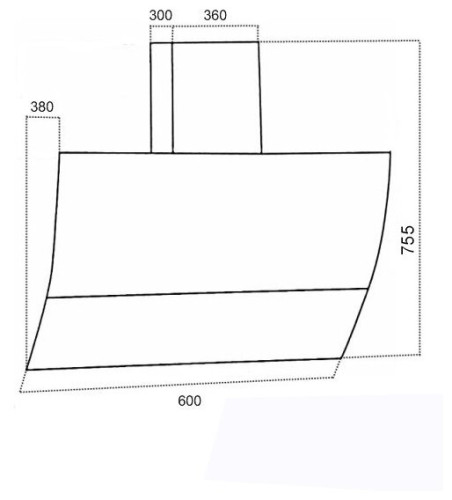 Кухонная вытяжка Germes Alfa 60